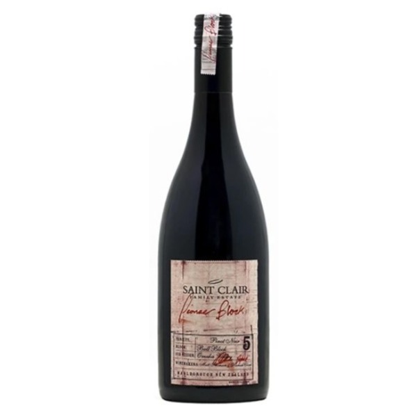 Saint Clair Pioneer Block 5 'Bull Block' Pinot Noir, Marlborough